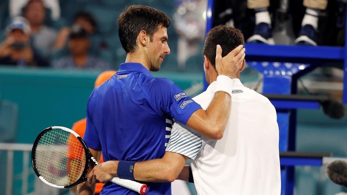 Djokovic y Bautista Agut