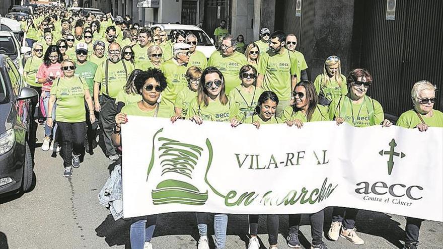 Vila-real marcha contra el cáncer en un evento lúdico