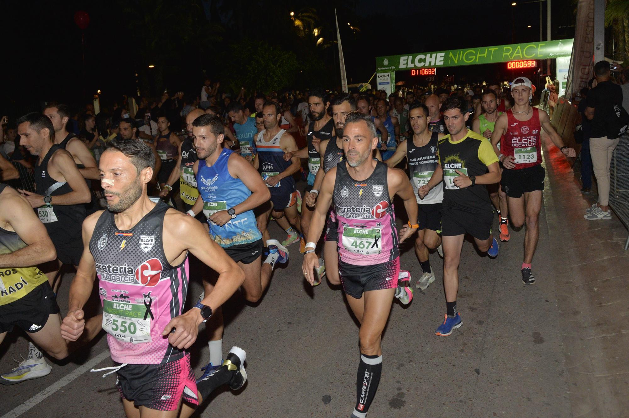 1ª edición de la Carrera nocturna  Elche Night Race