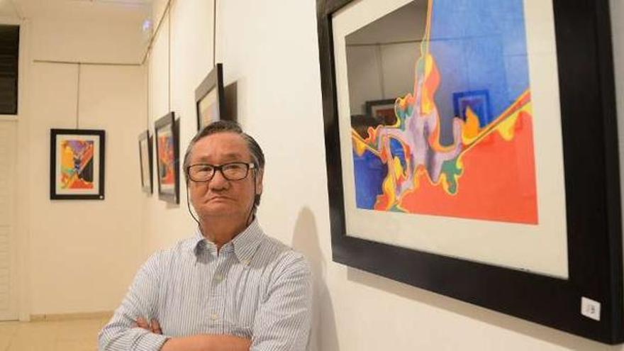 El artista nipón Katsumi Yamaguchi expone en la sala Ángel Botello
