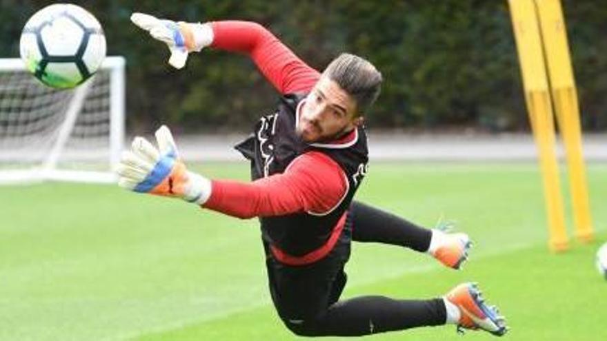 José Aurelio Suárez, en un entrenament d&#039;aquesta pretemporada.