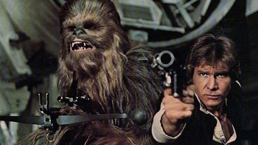 Chewbacca y su fiel compañero de Han Solo