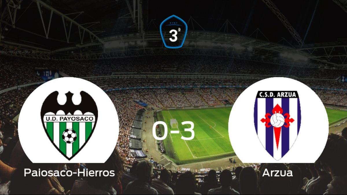 El CSD Arzua se queda con los tres puntos frente al Paiosaco-Hierros (0-3)