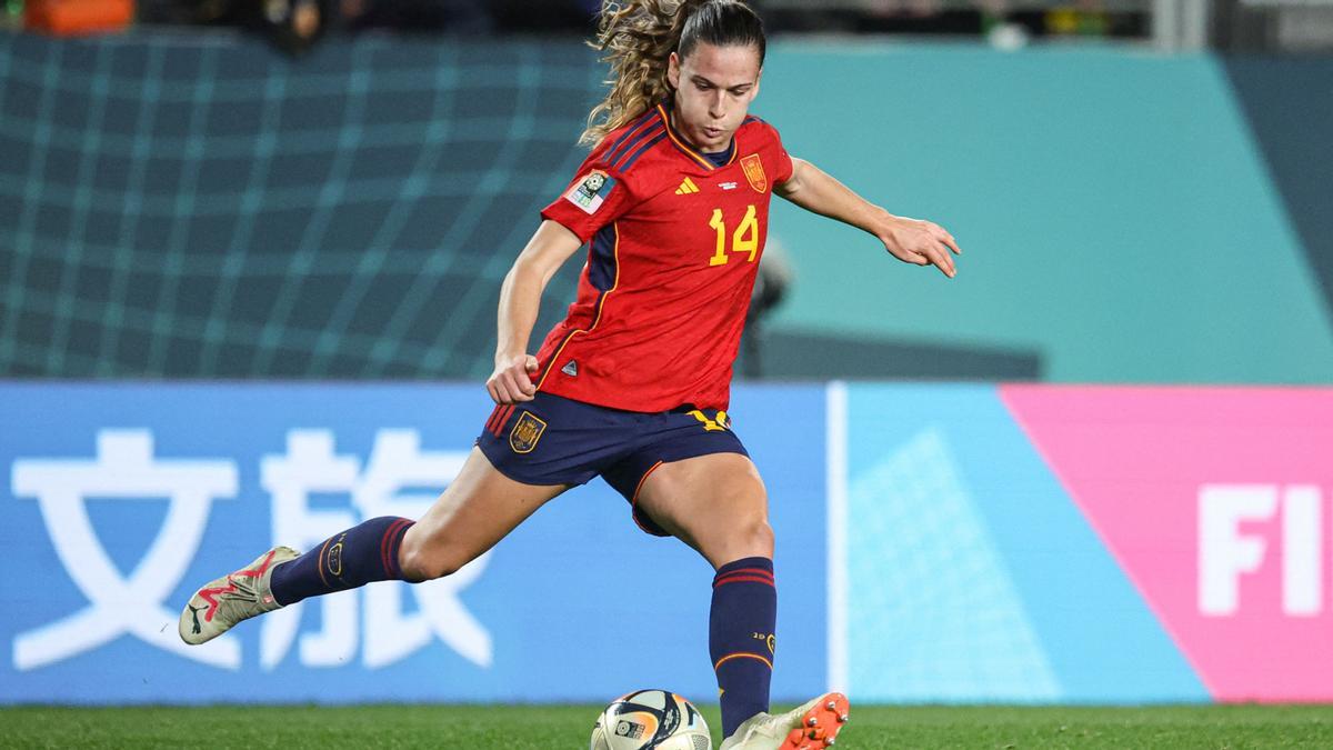 Laia Codina, durante el Mundial femenino.