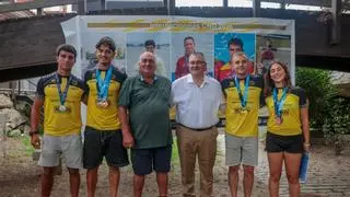 El Náutico O Muíño de Ribadumia recibe a sus medallistas
