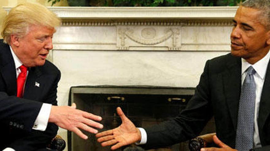 Obama promete ayudar a Trump "a que tenga éxito"