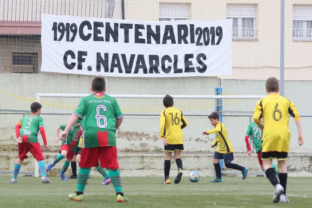 El futbol navarclí obre els actes del Centenari. Acte Centenari CF Navarcles. Jornada esportiva matinal