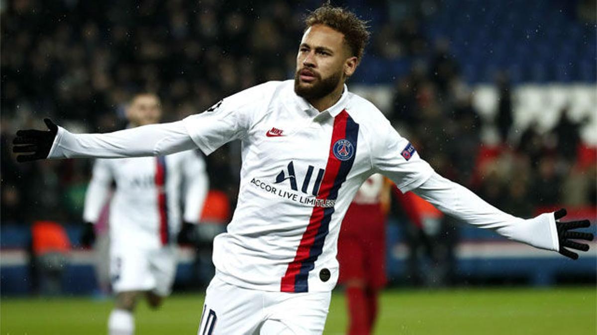 Neymar se sumó a la fiesta del PSG con un gol cortesía de Mbappé