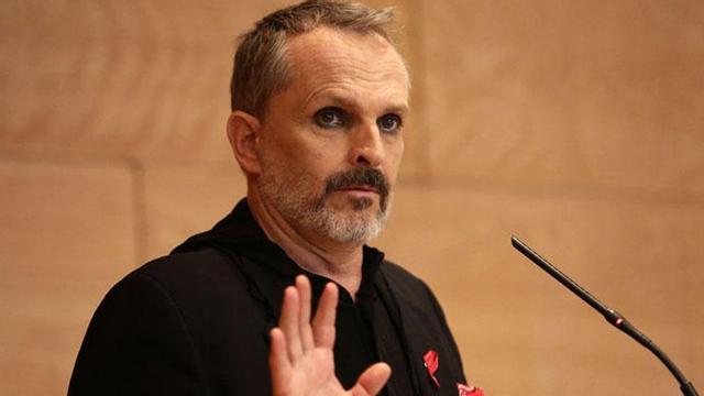 El cantante Miguel Bosé.