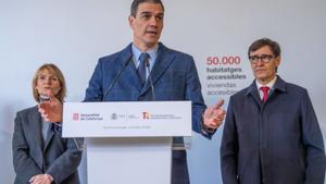 Sánchez i Illa anuncien els primers solars per construir habitatge públic