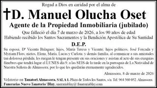 D. Manuel Olucha Oset