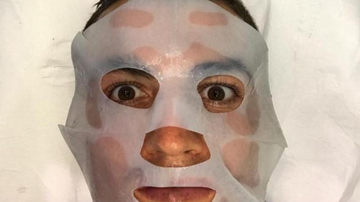 Cristiano Ronaldo ha enseñado la máscara por Instagram
