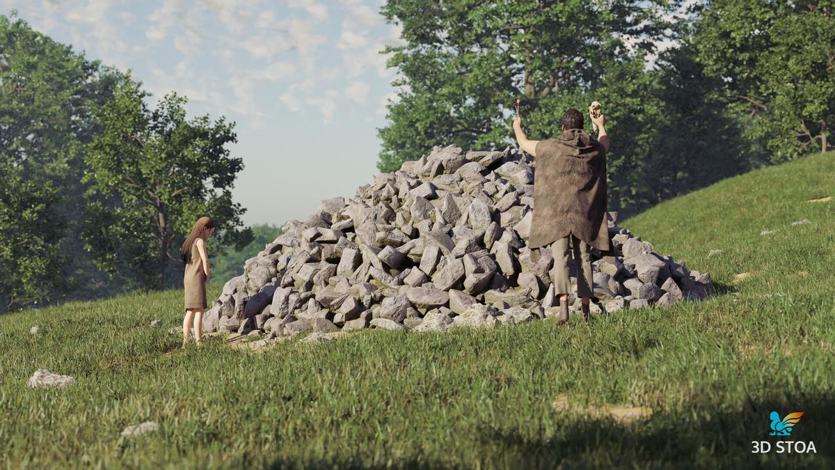 En imágenes: Así fue la evolución histórica del dolmen de La Cobertoria En imágenes: Así fue la evolución histórica del dolmen de La Cobertoria