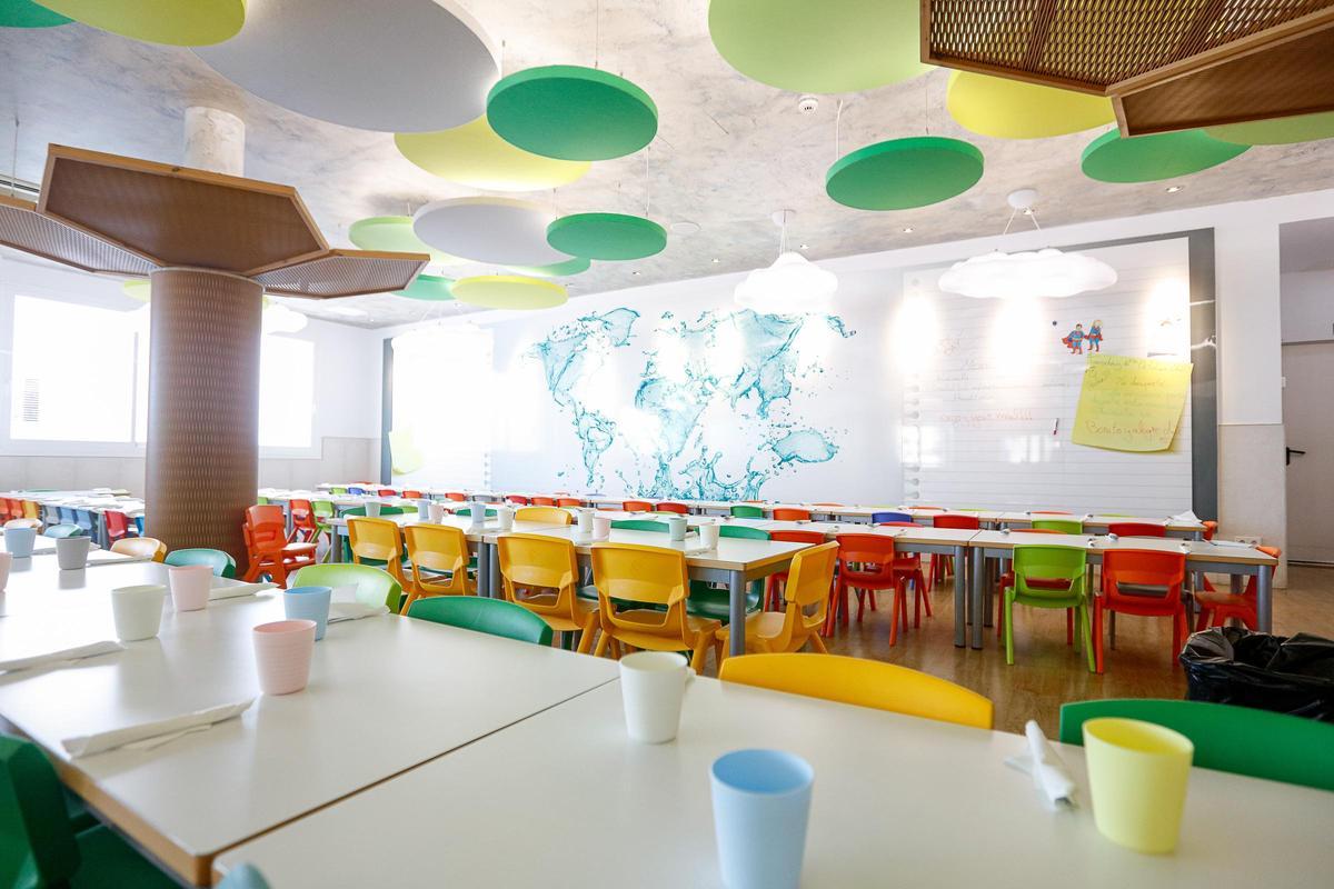 Comedor del Colegio Mestral.