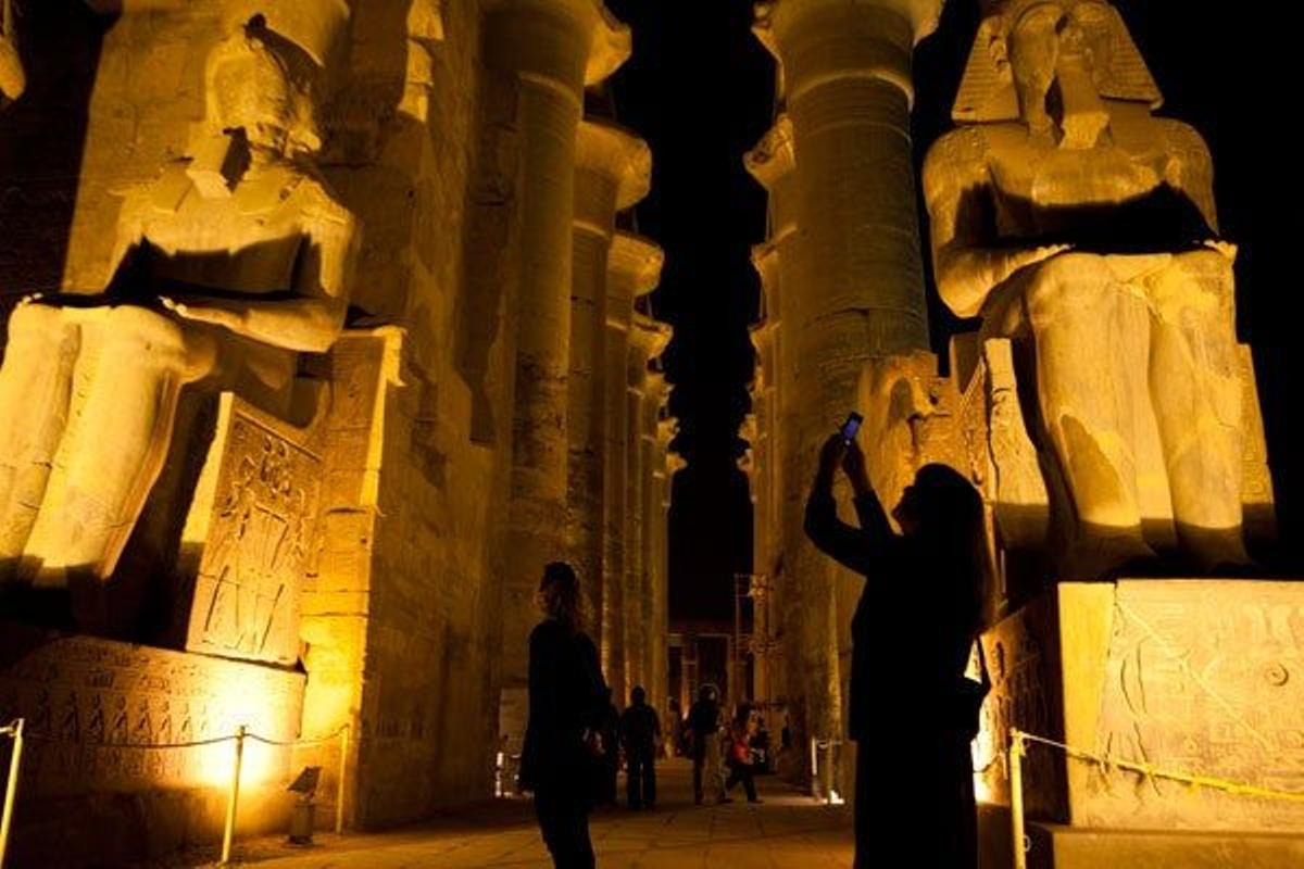 Templo de Luxor, en el Valle de los Faraones, en Egipto.