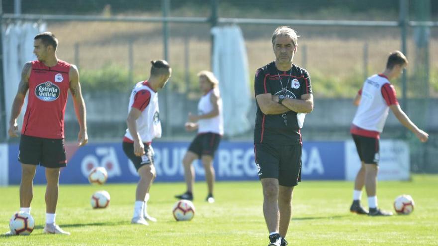 Natxo González durante un entrenamiento.