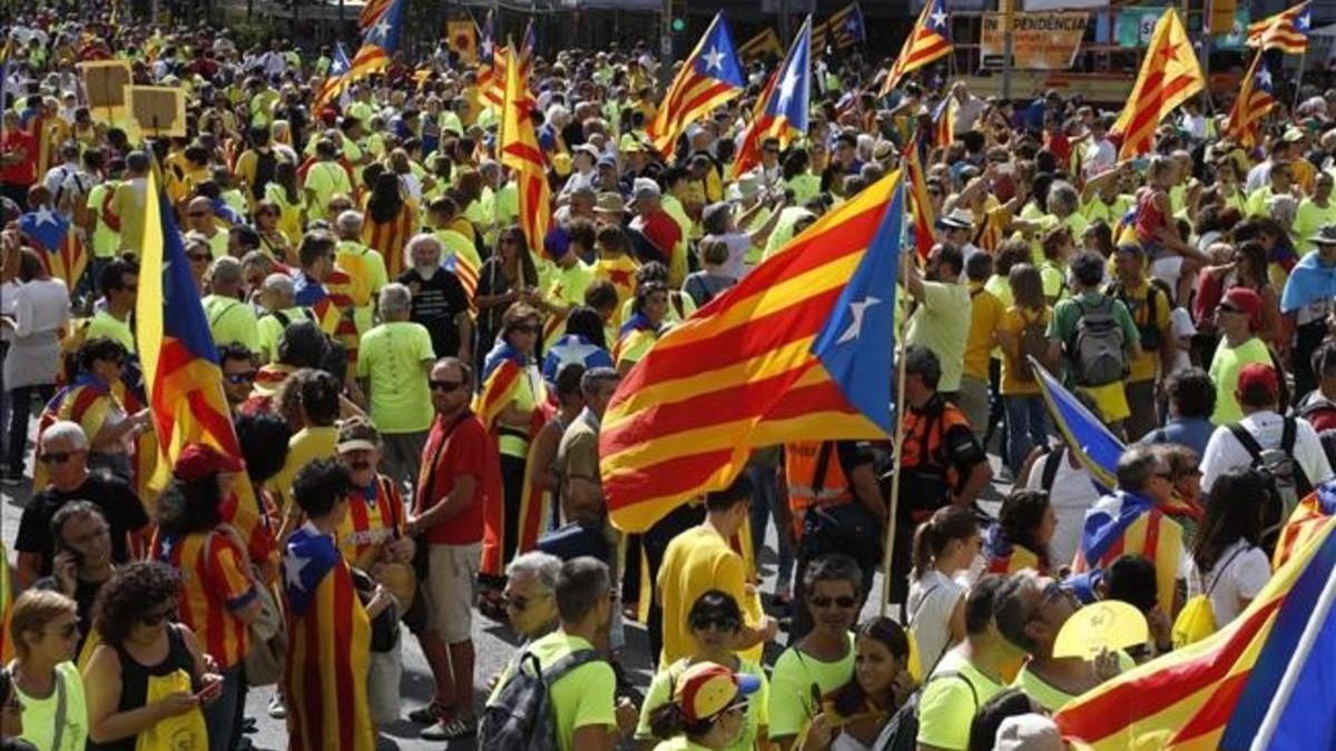 La Generalitat pide la colaboración ciudadana para contar los manifestantes de la Diada