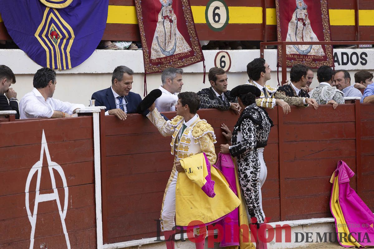Tarde histórica en Abarán con la alternativa de José María Trigueros y el indulto de Tomás Rufo, junto a Castella salieron a hombros