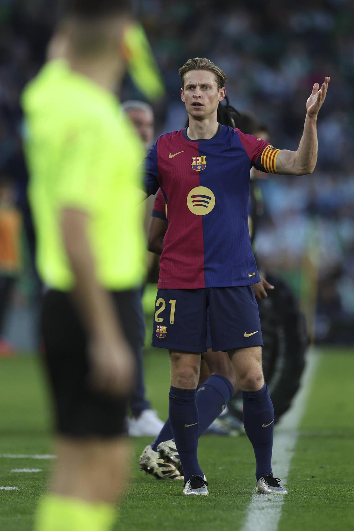 De Jong, en el partido contra el Betis