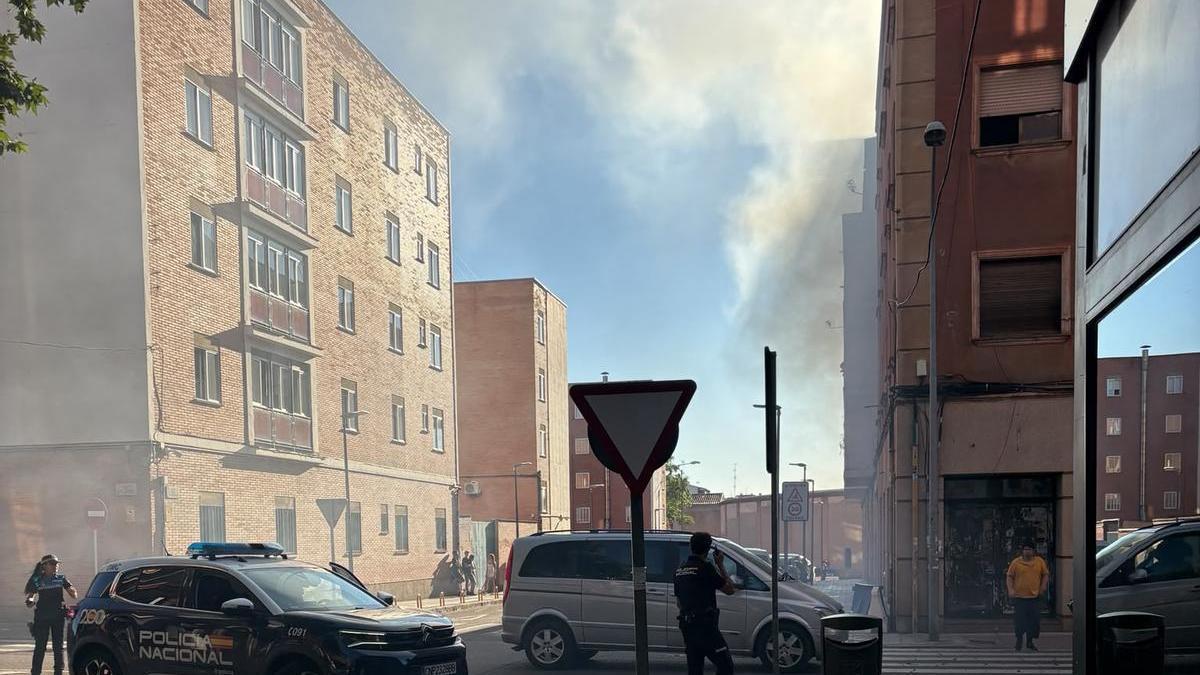 Incendio en Zamora.