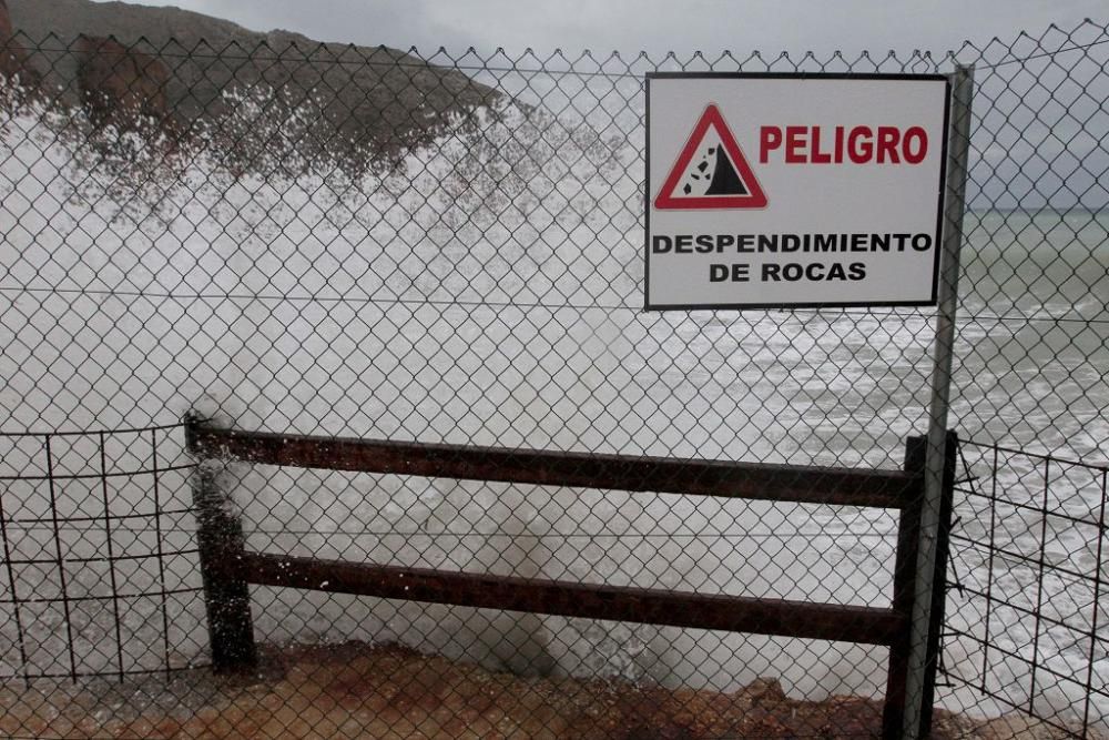 La borrasca Ana, a su paso por Cartagena