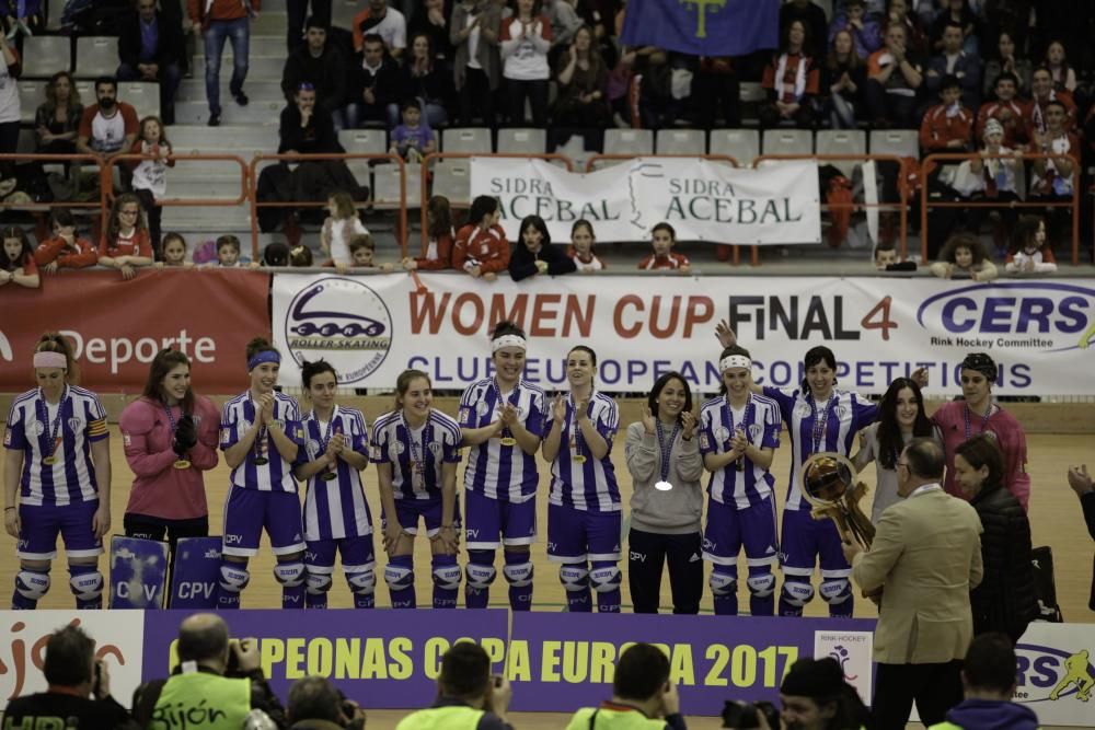 Final de la Copa de Europa de hockey en el Palacio de Deportes de La Guía.