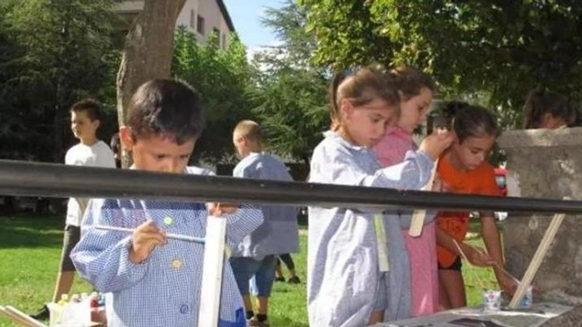 Una activitat d'infants a Sant Llorenç