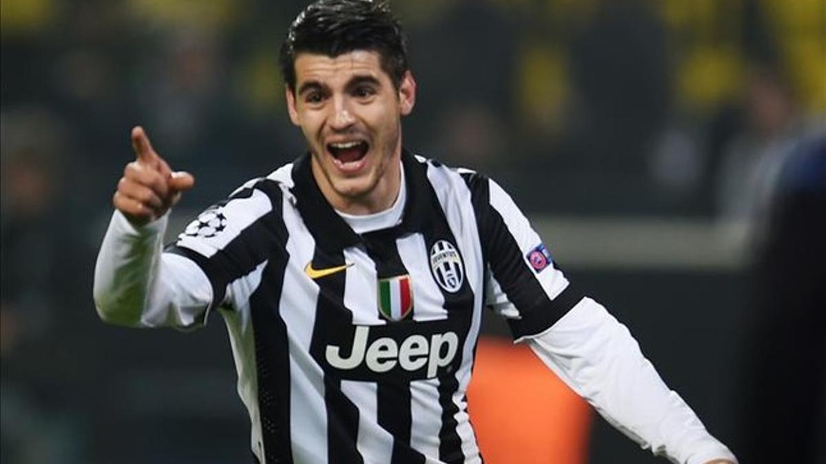 Morata ha conseguido la titularidad en la Juve