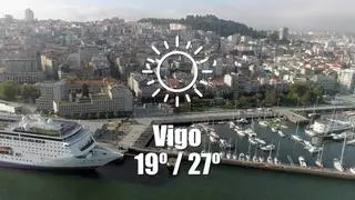 El tiempo en Vigo: previsión meteorológica para hoy, jueves 13 de agosto