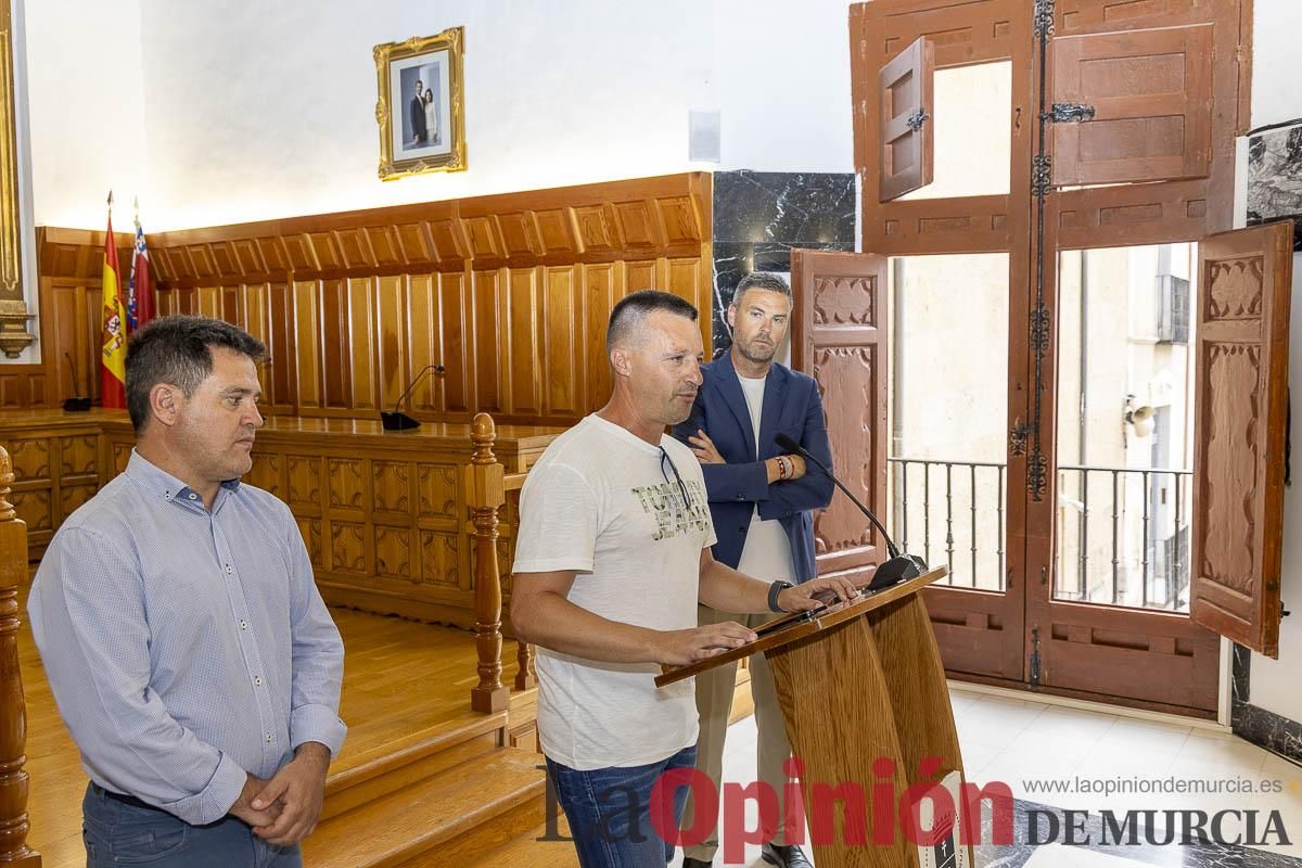Recepción de los equipos de fútbol de las Escuelas Municipales de Caravaca que han conseguido ascenso