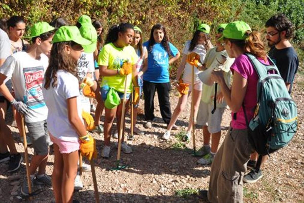 Unos niños en un 'esplai'