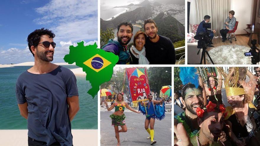 Así es la vida en Brasil de Joan Royo, un periodista de Castelló enamorado de Río