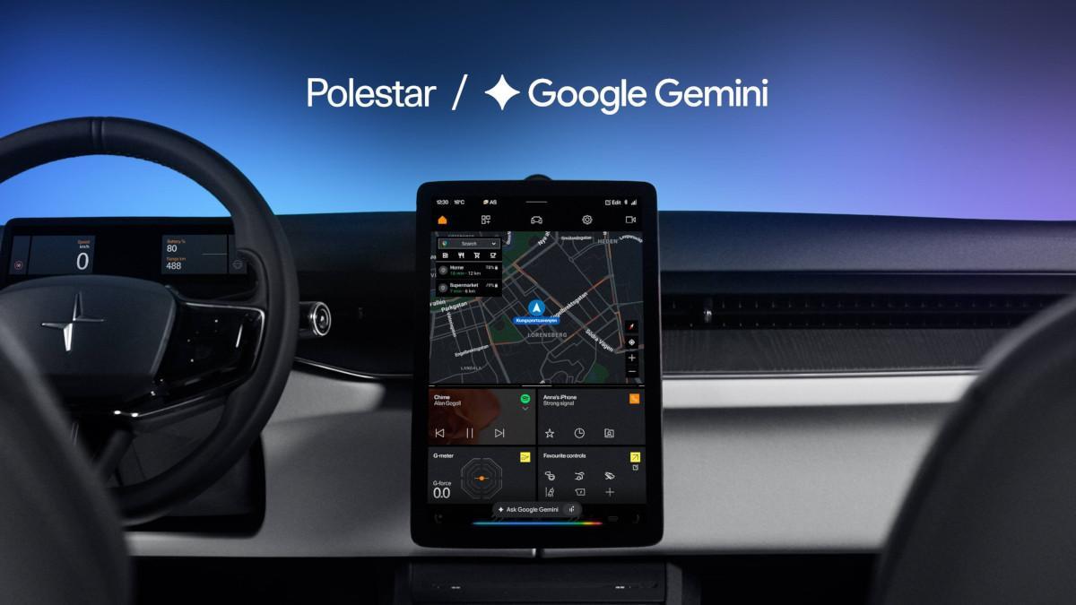 Google Gemini en el sistema nativo de Polestar
