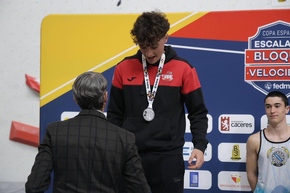 Galería | Podio primera jornada de la Copa de España de Escalada en Cáceres