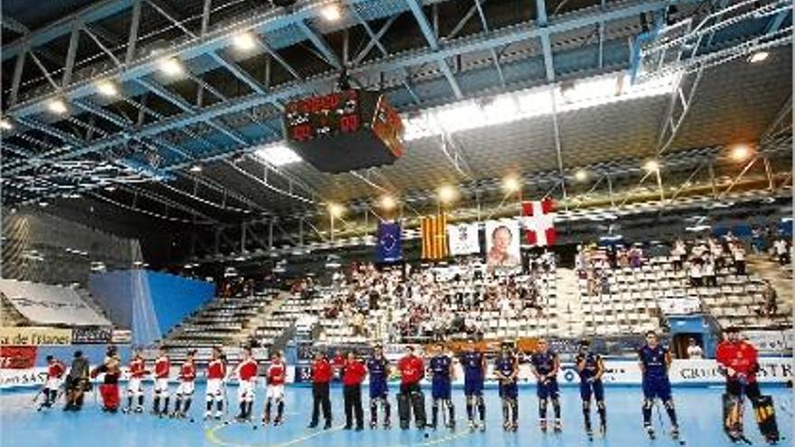 Final de la Golden Cup d&#039;Hoquei patins celebrada a la Ciutat Esportiva de Blanes el juny passat.