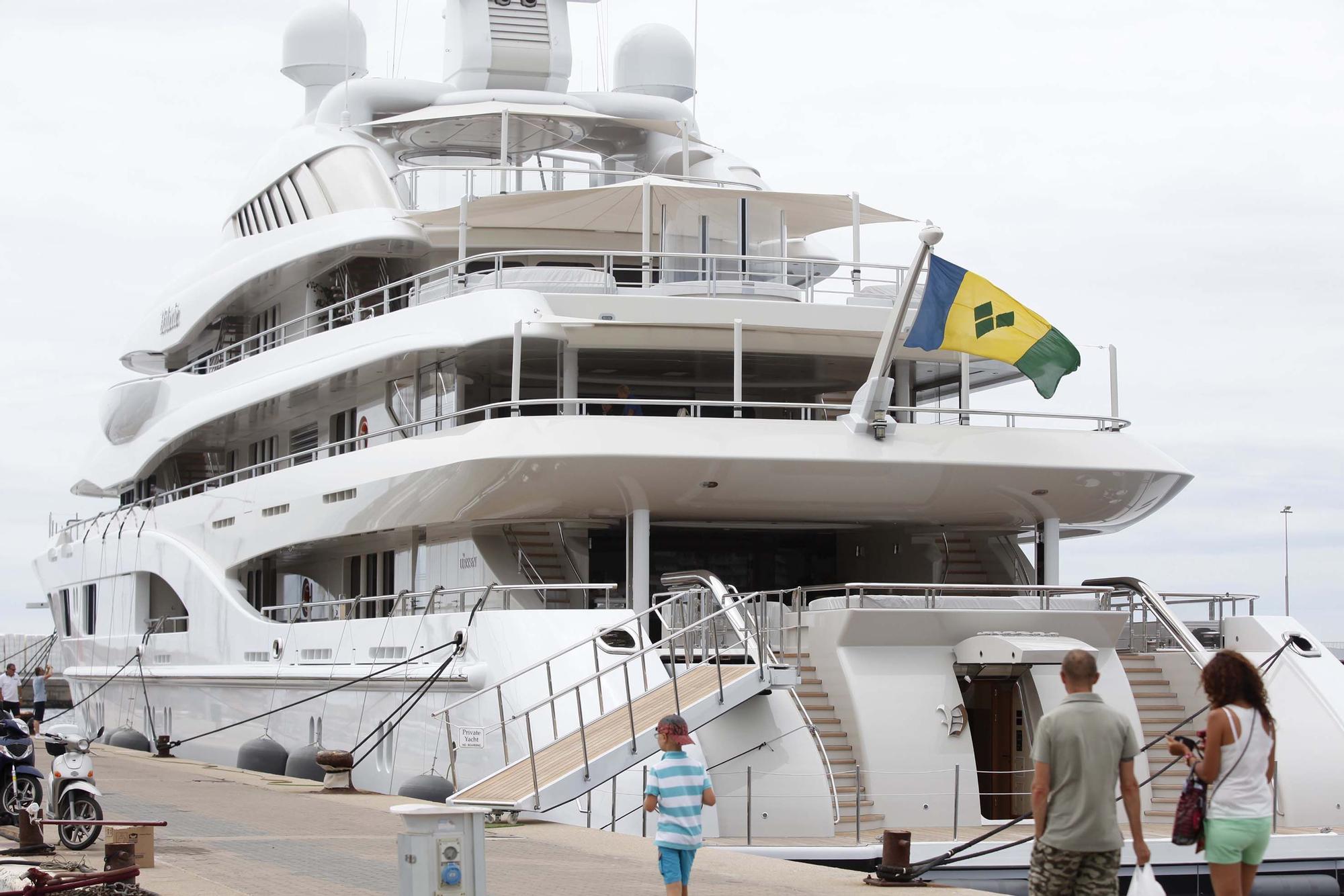 El «Valerie» ucraïnès, al port de Palamos