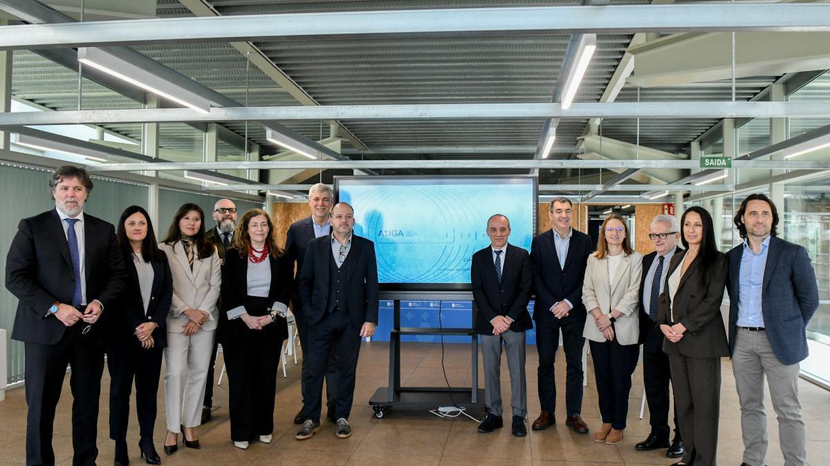 El conselleiro de Educación e Ciencia en la presentación de resultados de los centros tecnológicos gallegos este miércoles.