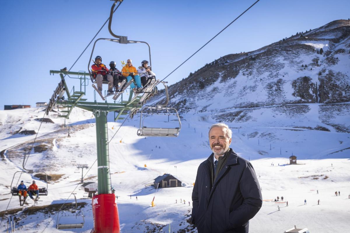 Azcon, en la estación de esquí de Formigal