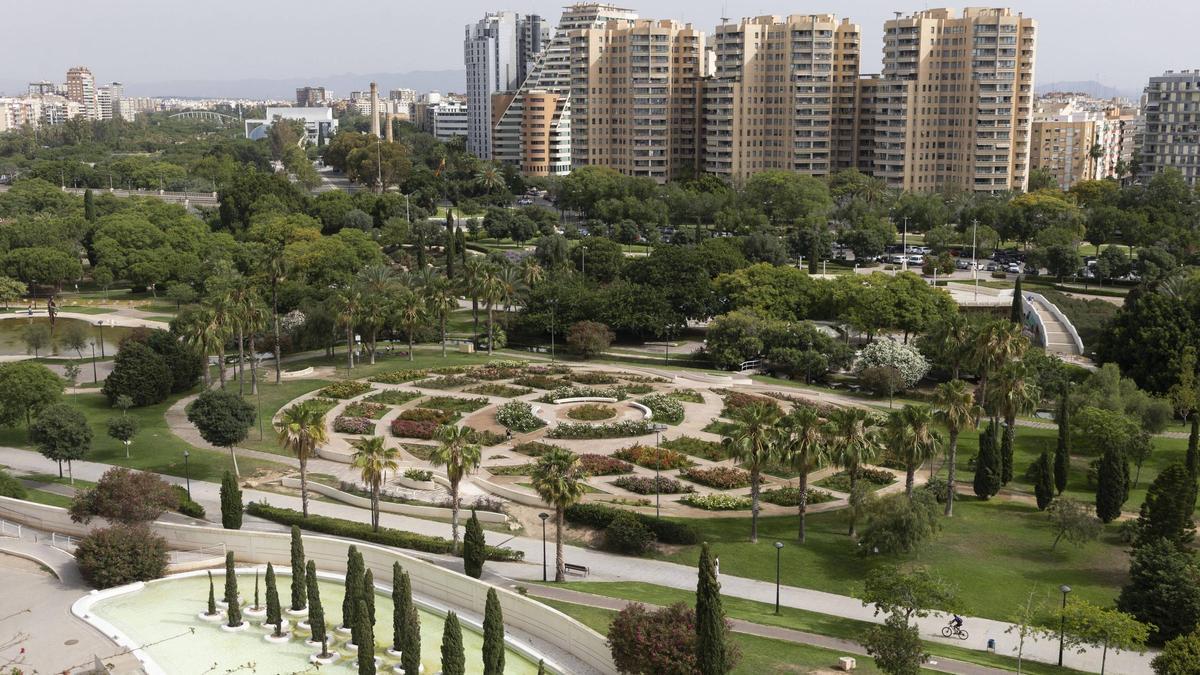 Vista del Jardín del Túria.