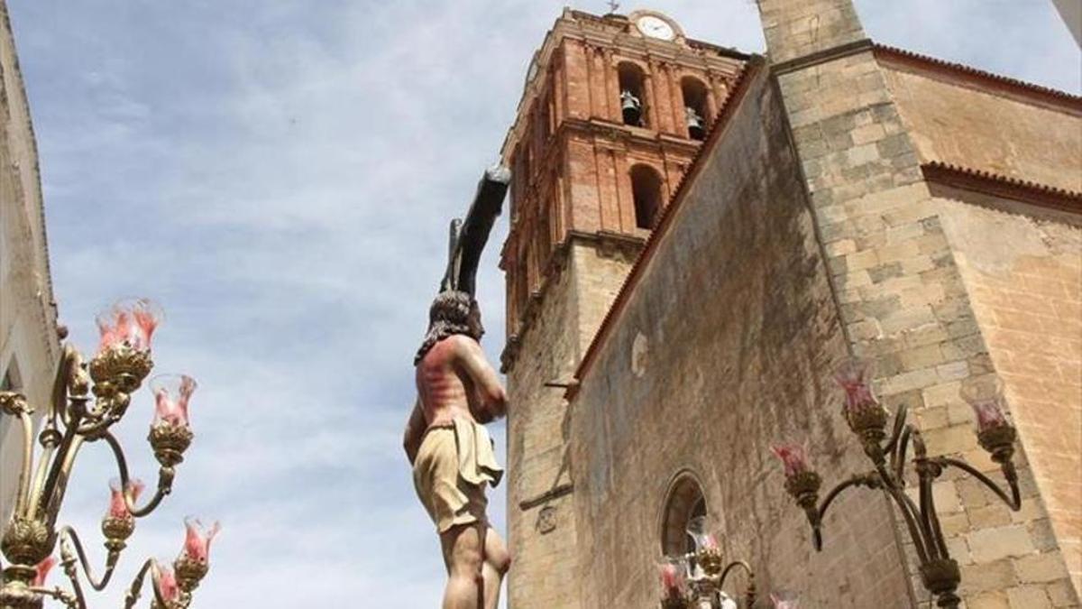 Cristo resucitado en Zafra