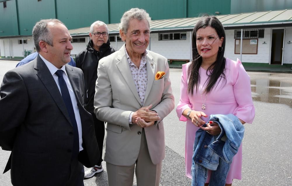 Mouriño visita el campus del Celta en Mos