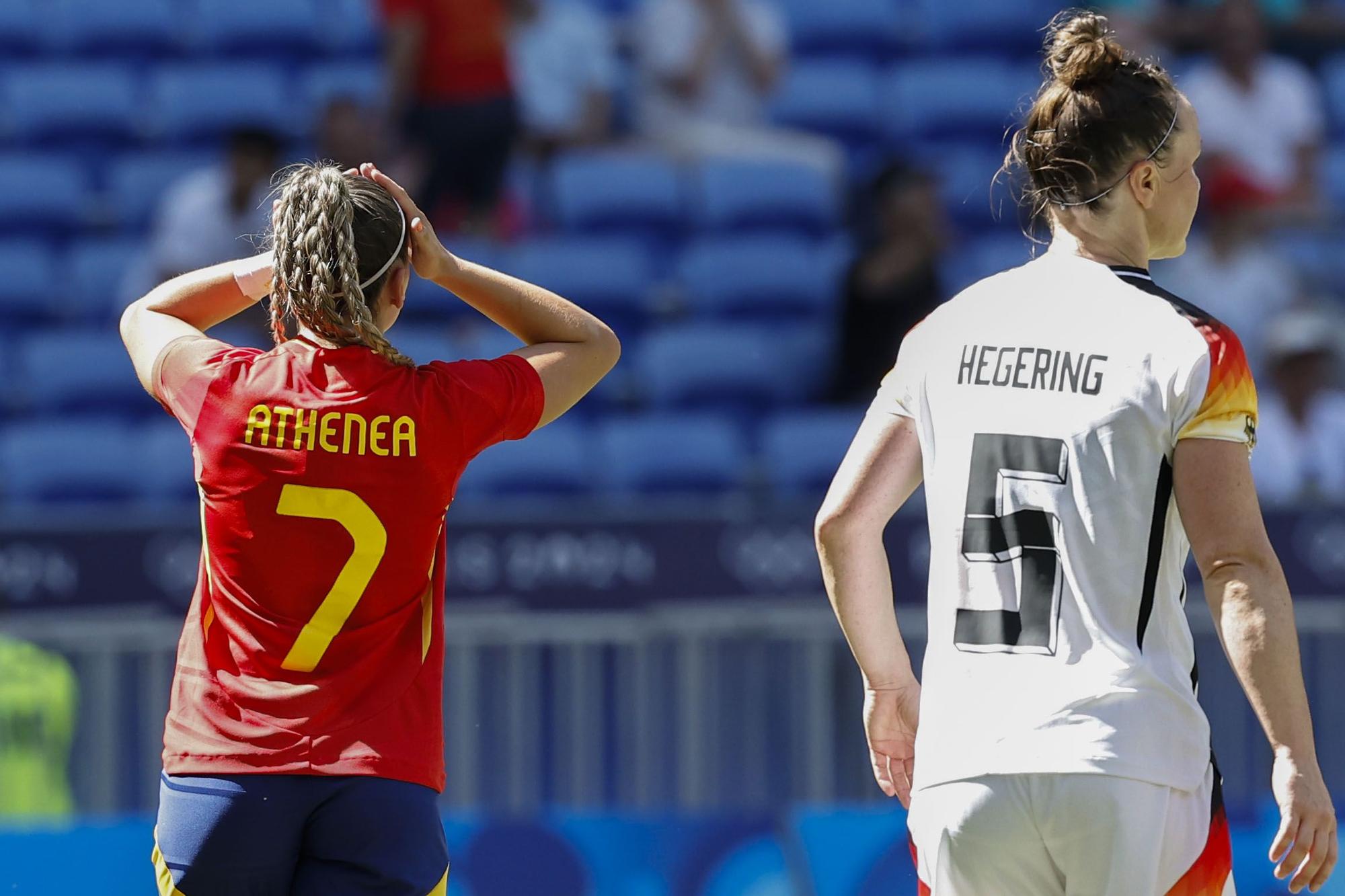 Fútbol fermenino - Partido por la medalla de bronce España - Alemania