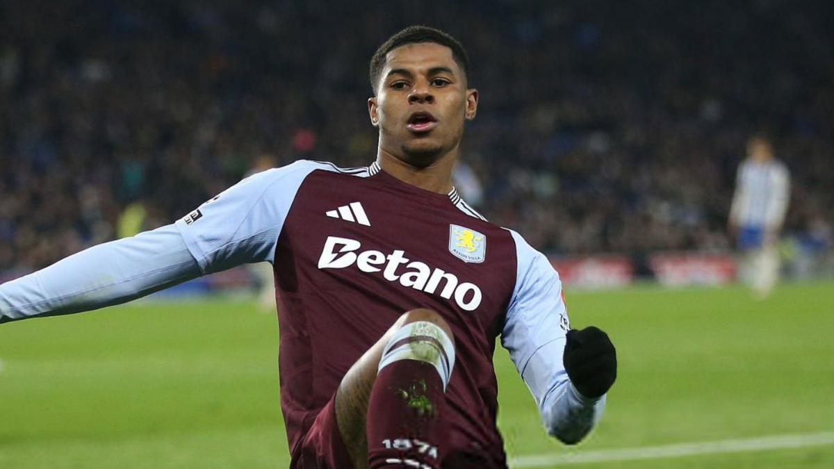 Rashford despierta pasiones desde su llegada al Aston Villa
