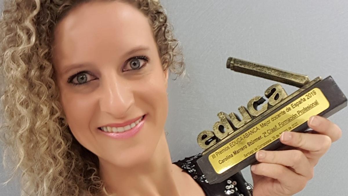 Habla Carolina Marrero, la grancanaria premiada como mejor profesora de España 2021