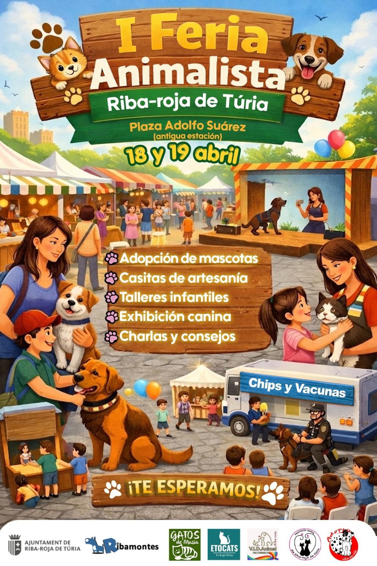 Programa de la Feria Animalista.