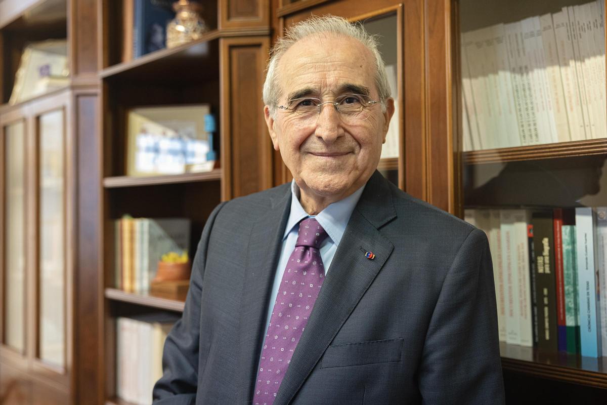 Virgilio Zapatero, jurista y exministro, en Las Palmas de Gran Canaria.