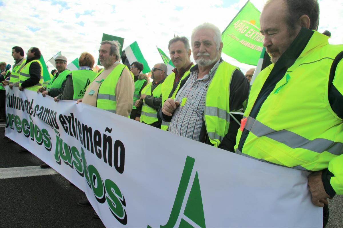 La protesta de los agricultores en imágenes