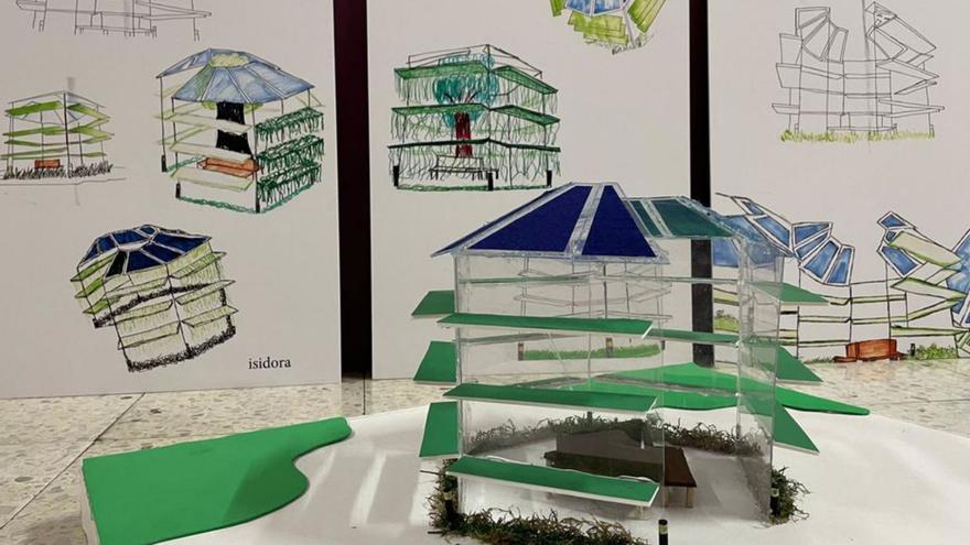 Detalle de la maqueta del proyecto «Isidora». | IES Menéndez Pidal