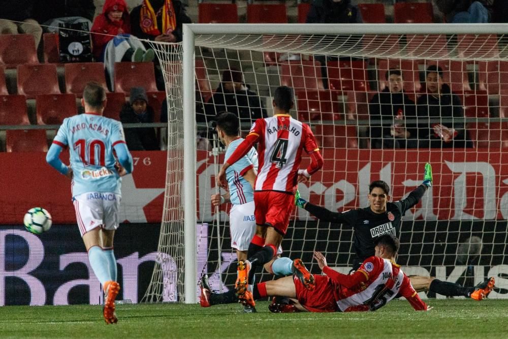 El Celta no pudo superar al Girona en Montilivi // Eddy Kelele