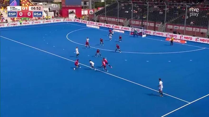 España inicia con una victoria ante Sudáfrica el Mundial de hockey hierba